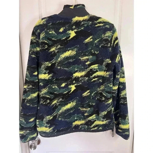 NWT American Eagle Men's Sherpa Fleece Full Zip Camo Jacket - Size Medium - Picture 5 of 5